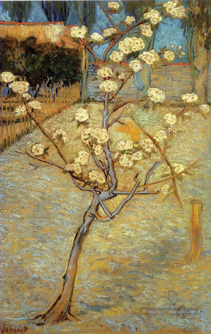 Poirier en fleurs Vincent van Gogh Peintures à l'huile